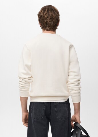 MANGO MAN Sweatshirt 'Nola' in White