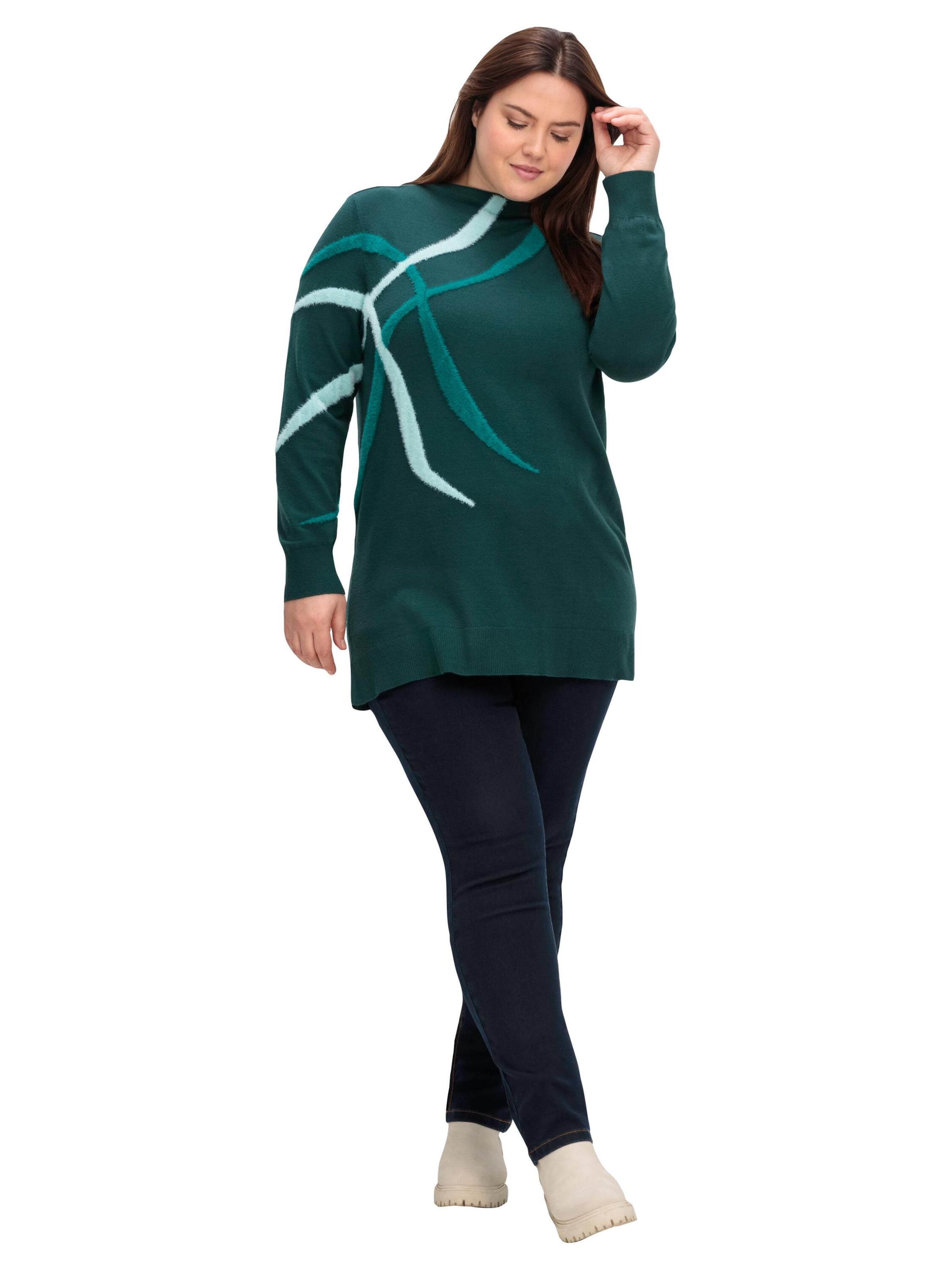 SHEEGO Tröja i grön