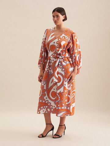 Robe 'Curvy' SEIDENSTICKER en orange