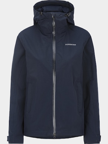 Didriksons Functionele jas 'TRINYA' in Blauw: voorkant