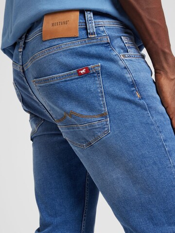 MUSTANG Slimfit Jeans 'Vegas' in Blau