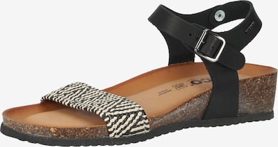 IGI&CO Strap Sandals in Cream / Black, Item view