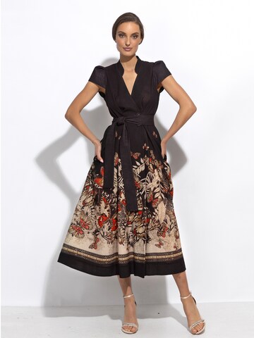 JIORO Kleid 'MIDNIGHT BUTTERFLIES'‌‌‌‌‌ in Schwarz