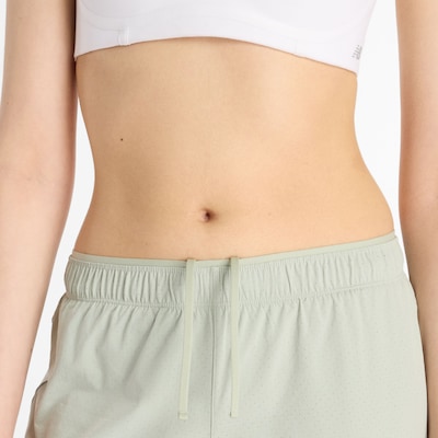 new balance Pantalon de sport 'RC 3' en gris / vert pastel, Vue avec produit