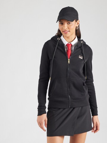 19V69 ITALIA Collegetakki 'MIA' värissä musta: etupuoli