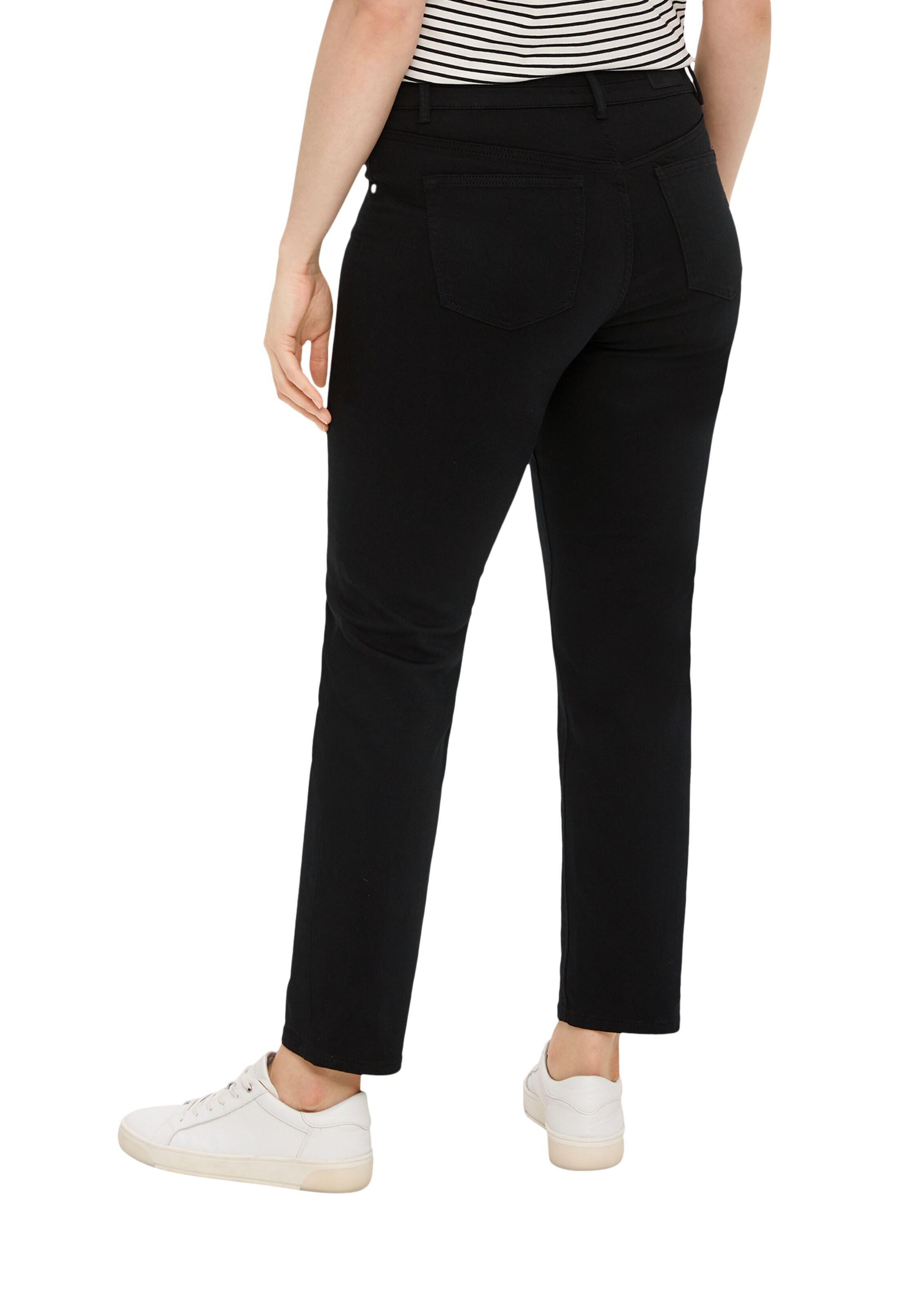 s.Oliver Slimfit Hose in Schwarz