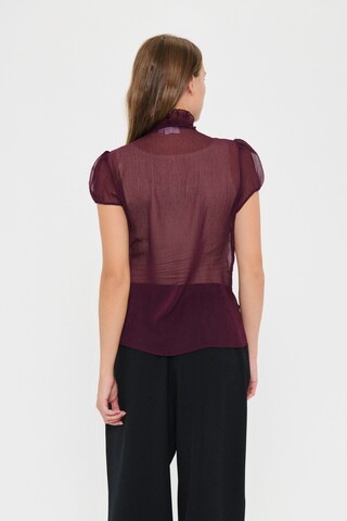 SAINT TROPEZ Shirt 'SZLilja' in Rood