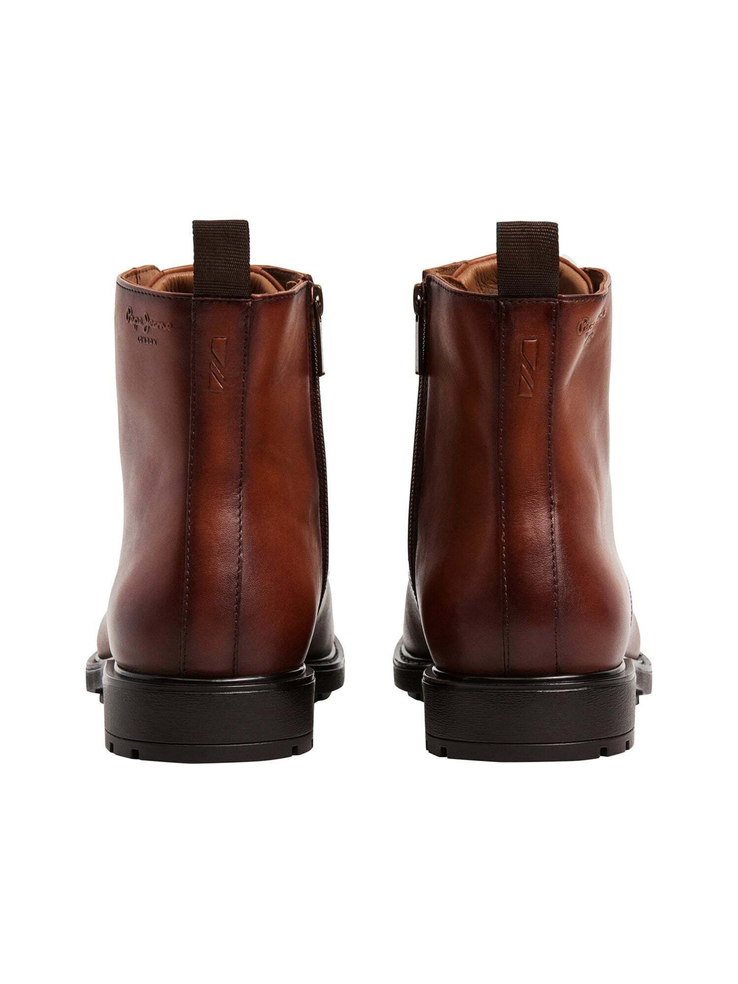 Pepe Jeans - Botas con cordones 'Hunters Land' en marrón
