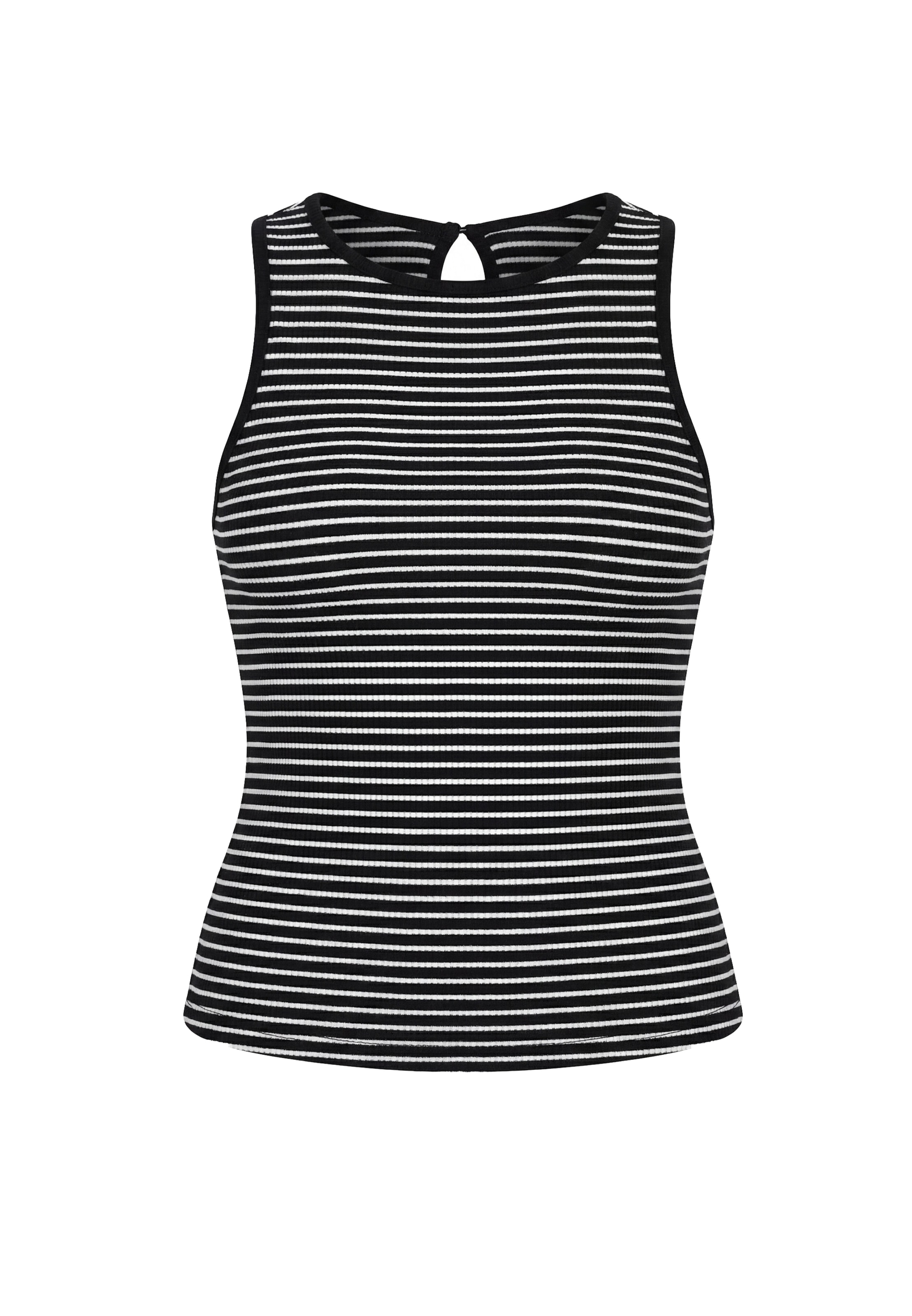 usha BLACK LABEL Top in Zwart: voorkant