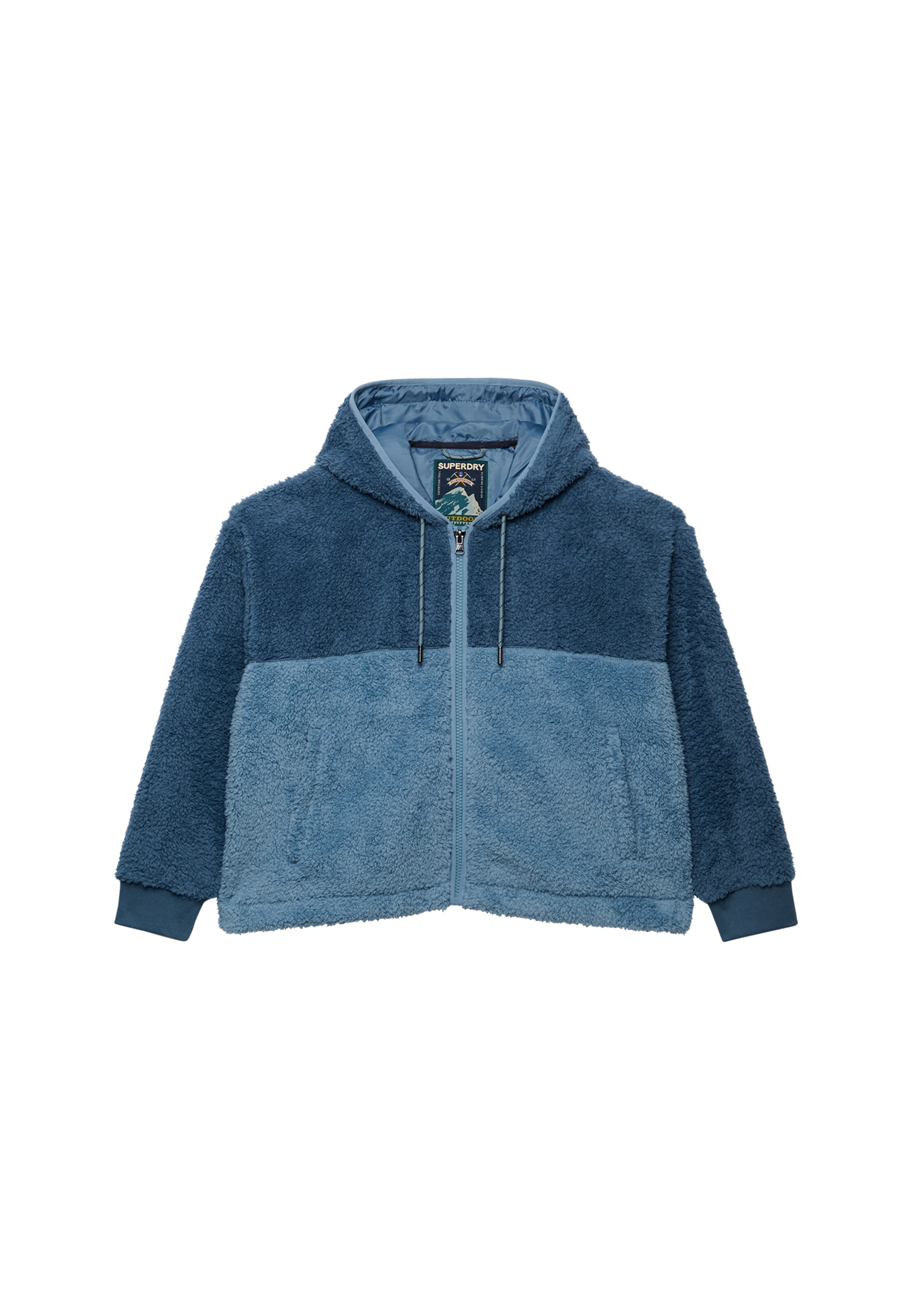Veste mi-saison Superdry & Co en bleu : devant