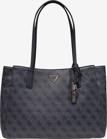 GUESS Наплечная сумка в Серый: спереди
