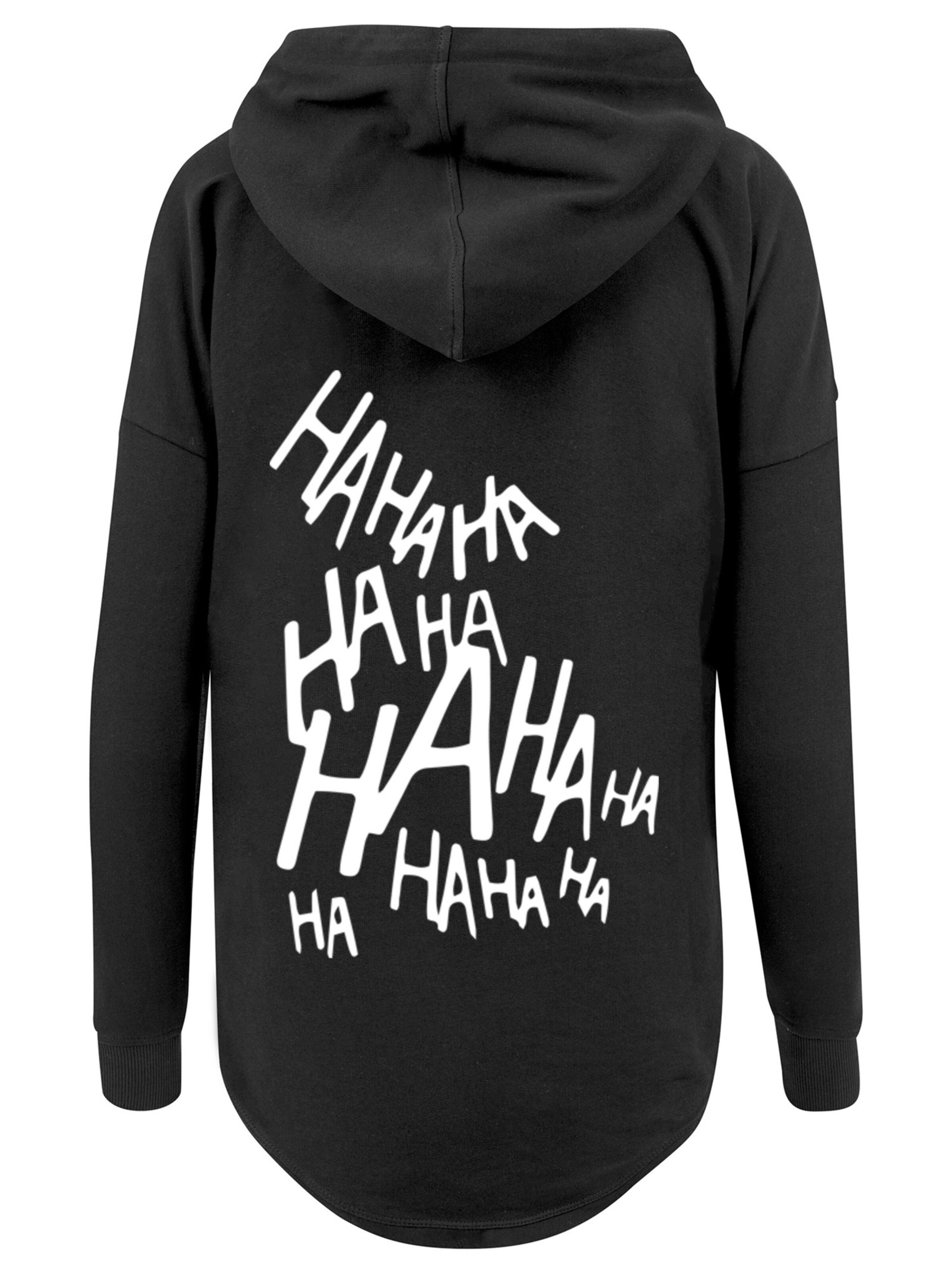 F4NT4STIC Sweatshirt 'Suicide Squad Joker Coloured Smile' in Schwarz