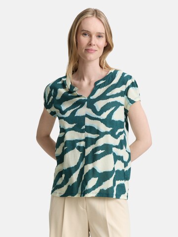 TOM TAILOR Shirt in Groen: voorkant