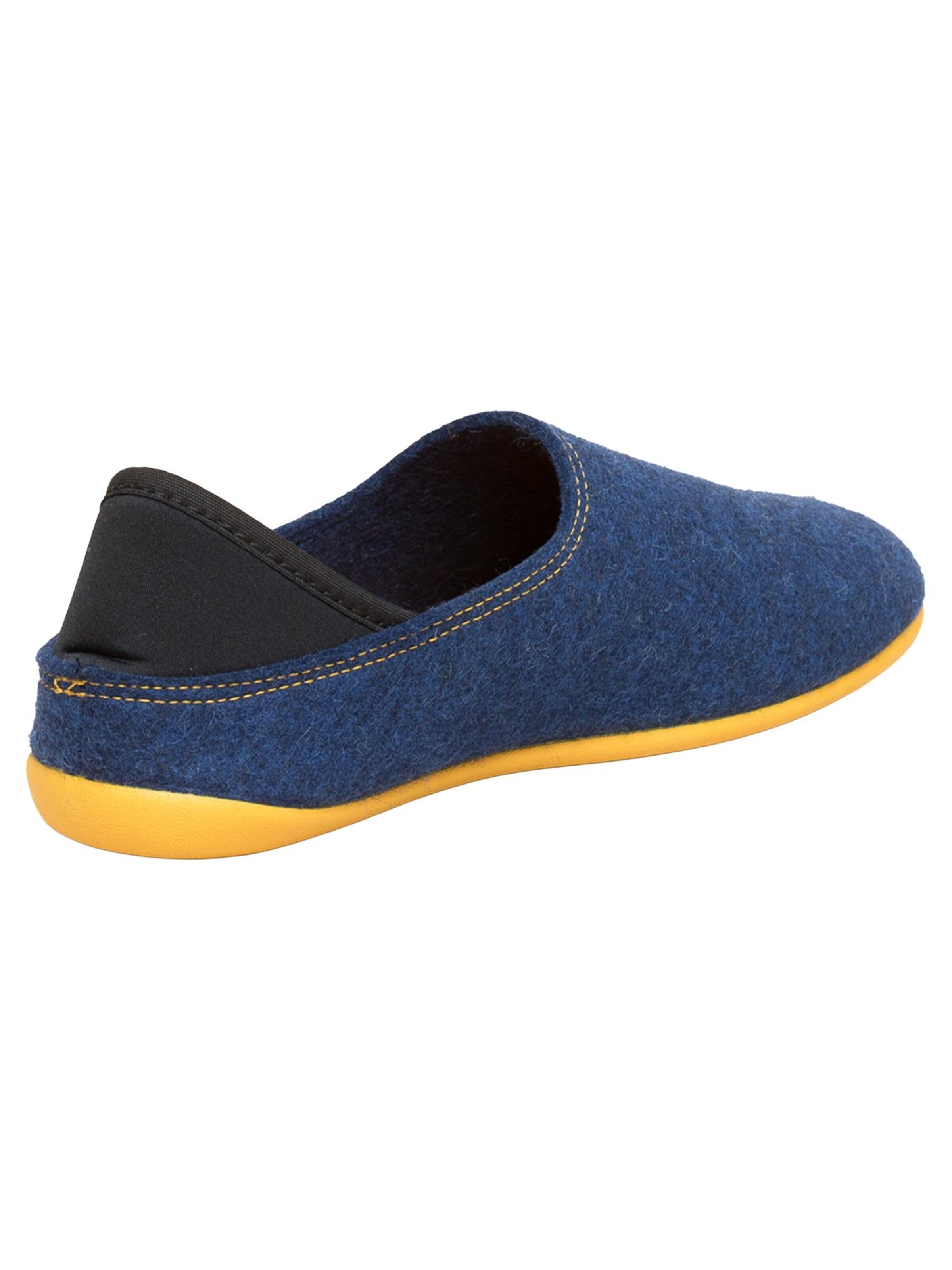 Gottstein Classic Flats 'Wool Slip-On' in Blue