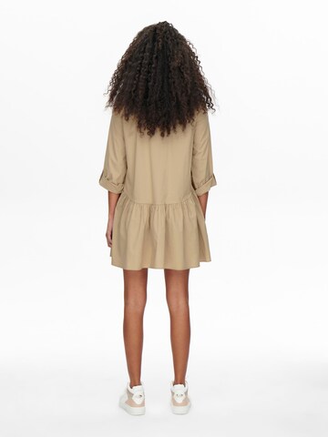 ONLY Shirt Dress 'Ditte' in Beige