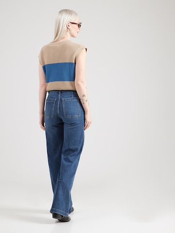 Lindex - Perna larga Calças de ganga em azul