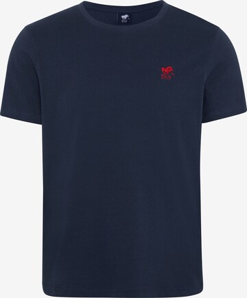 Polo Sylt Shirt in Blue: front