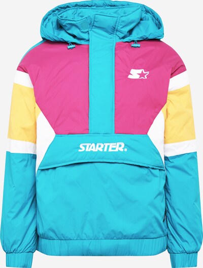 Starter Black Label Jacke in türkis gelb pink weiß Starter Black Label Jacke in türkis gelb pink weiß