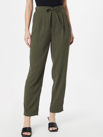 Loosefit Pantalon à pince ABOUT YOU en vert : devant