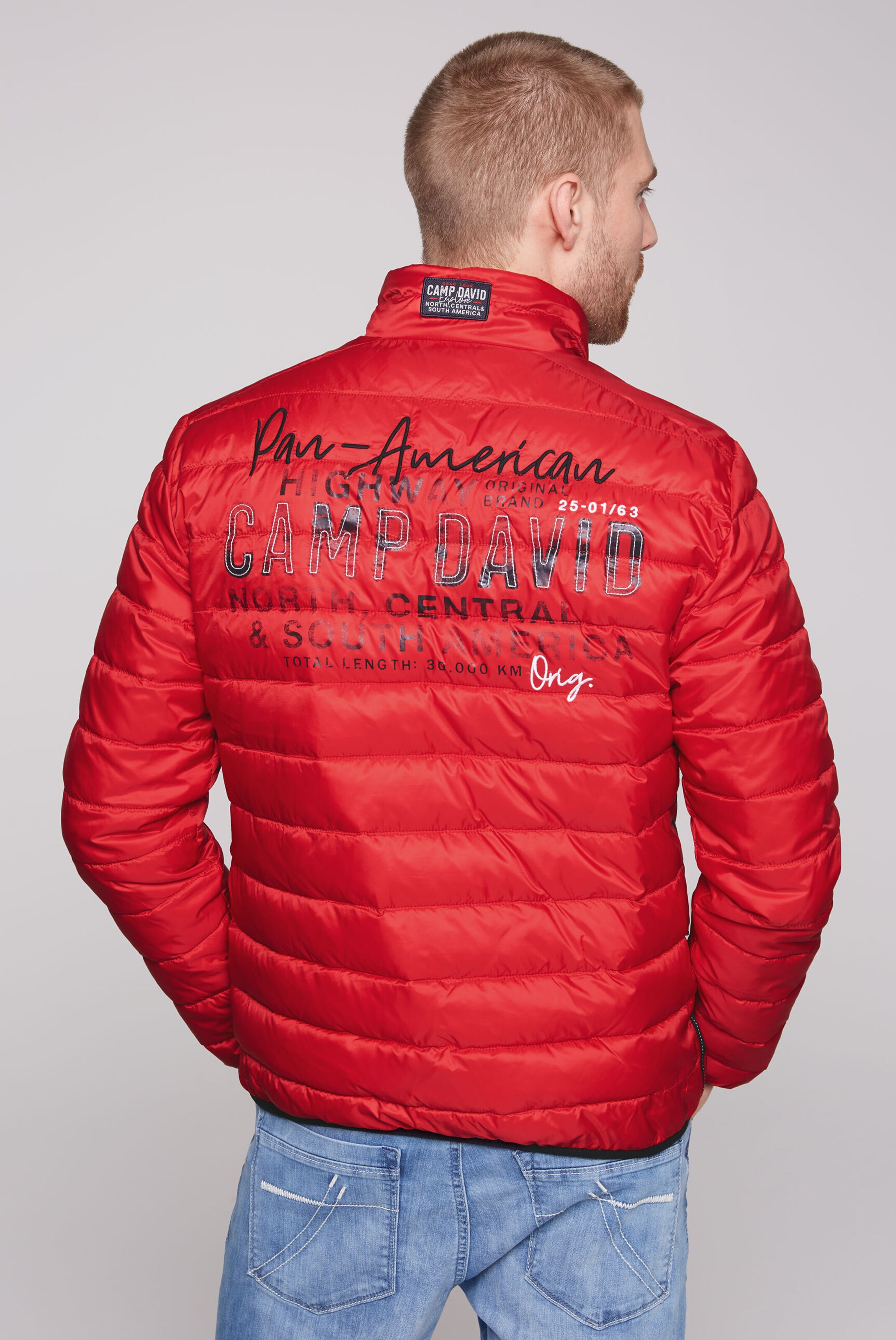 Camp david top leather jacket