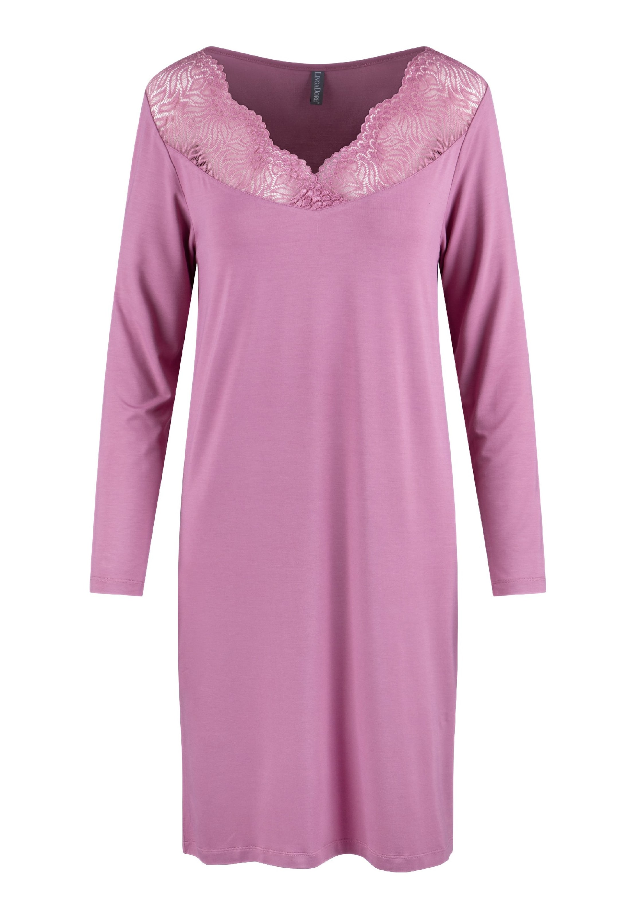 Camicia da notte di LingaDore in rosa: frontale