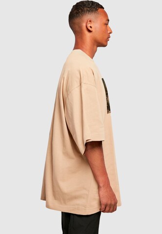 Mister Tee T-Shirt 'Club New Huge' in Beige