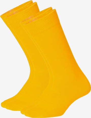 DillySocks Socks 'D-Compose' in Yellow: front
