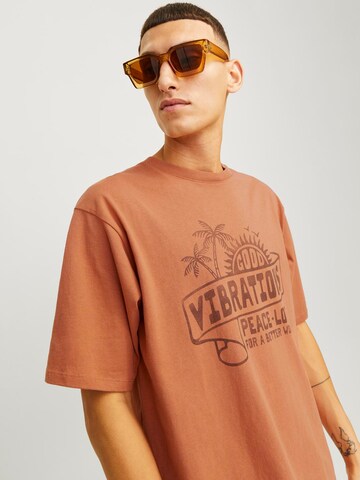 T-Shirt 'JPRBLUHIPPY' JACK & JONES en orange