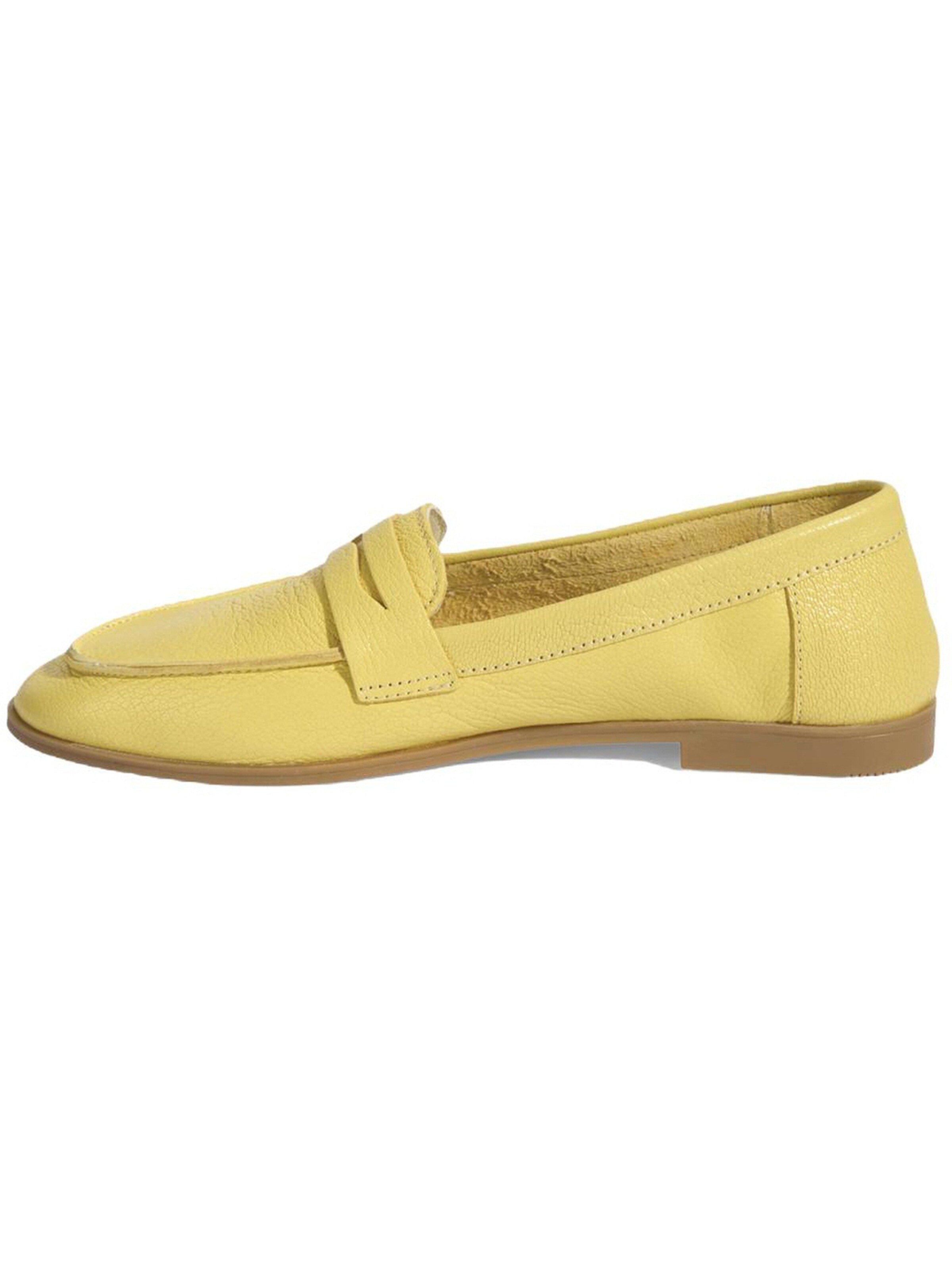 Desa Moccasins 'Slip-Ons' in Yellow