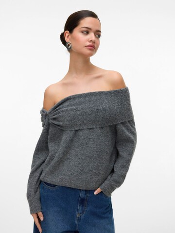 Pull-over 'VMLovely' VERO MODA en gris : devant
