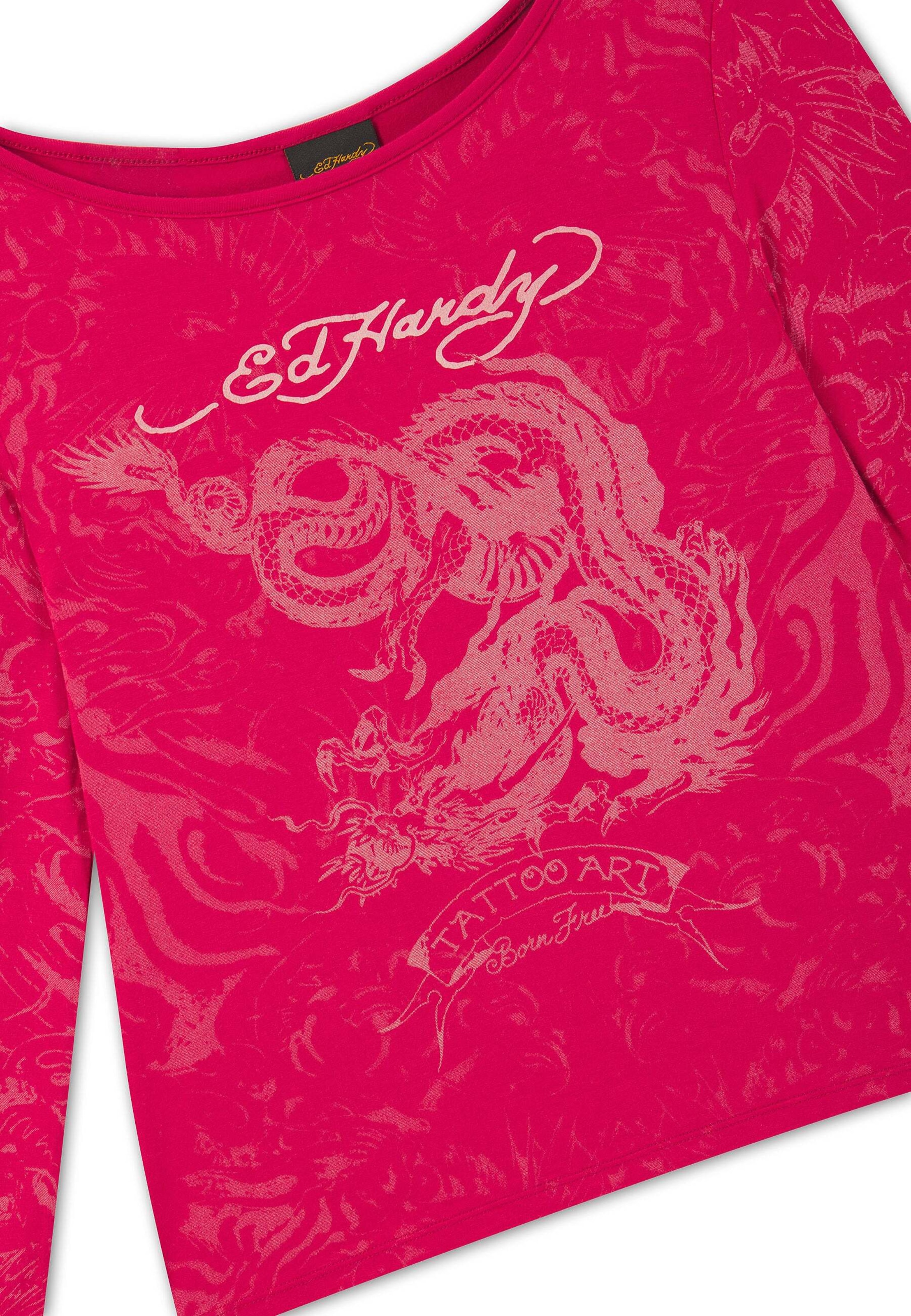 Maglietta di Ed Hardy in rosa