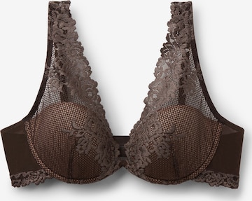 INTIMISSIMI Bra 'Pretty Flowers Elena' in Brown: front