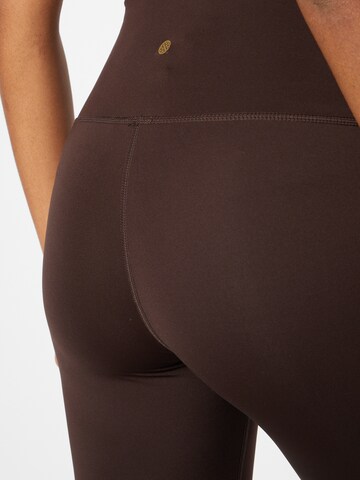 Athlecia Slimfit Sporthose 'Franz' in Braun