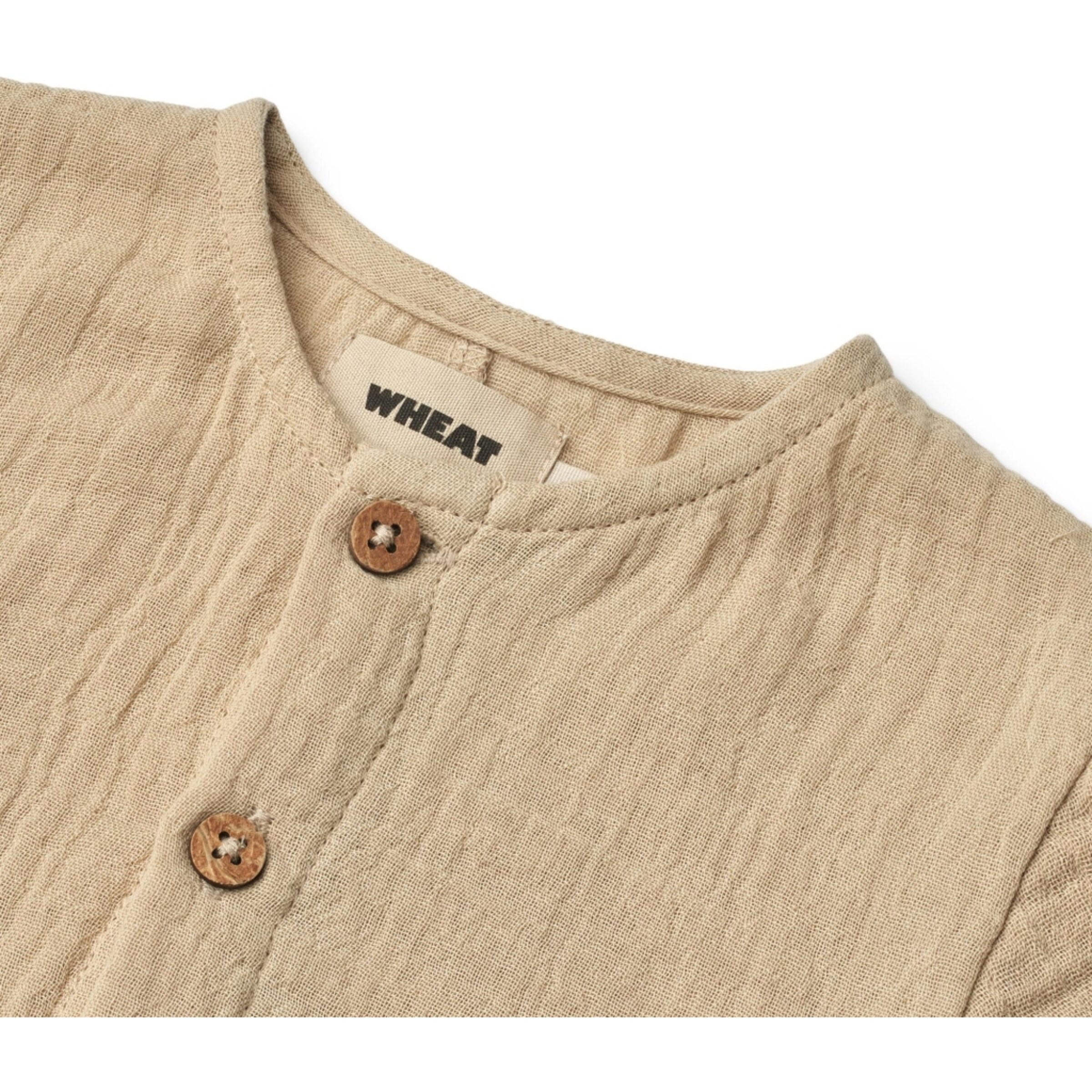 WHEAT Strampler in Beige