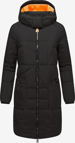 NAVAHOO - Abrigo de invierno 'Bliblablubb 14' en negro: frente