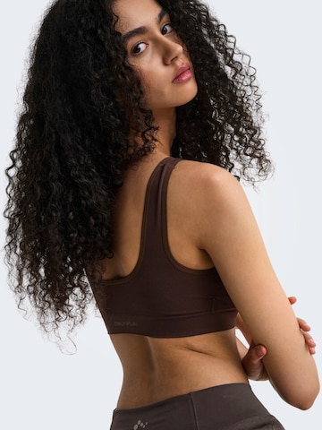 ONLY PLAY Bustier Sport-BH in Braun