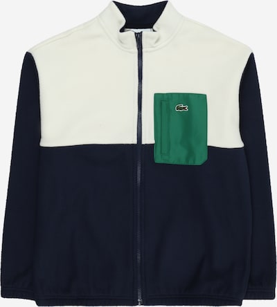 LACOSTE Fleece Jacket in Beige / Green / Black, Item view