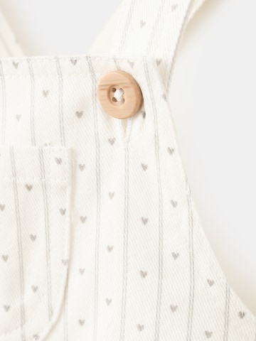 MANGO KIDS Regular Latzhose 'COR' in Weiß