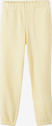 NAME IT Tapered Broek 'Tulena' in Geel: voorkant