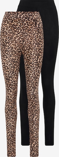 Only Tall Leggingsit 'ONLLIVE LOVE' värissä hiekka / ruskea / musta, Tuotenäkymä