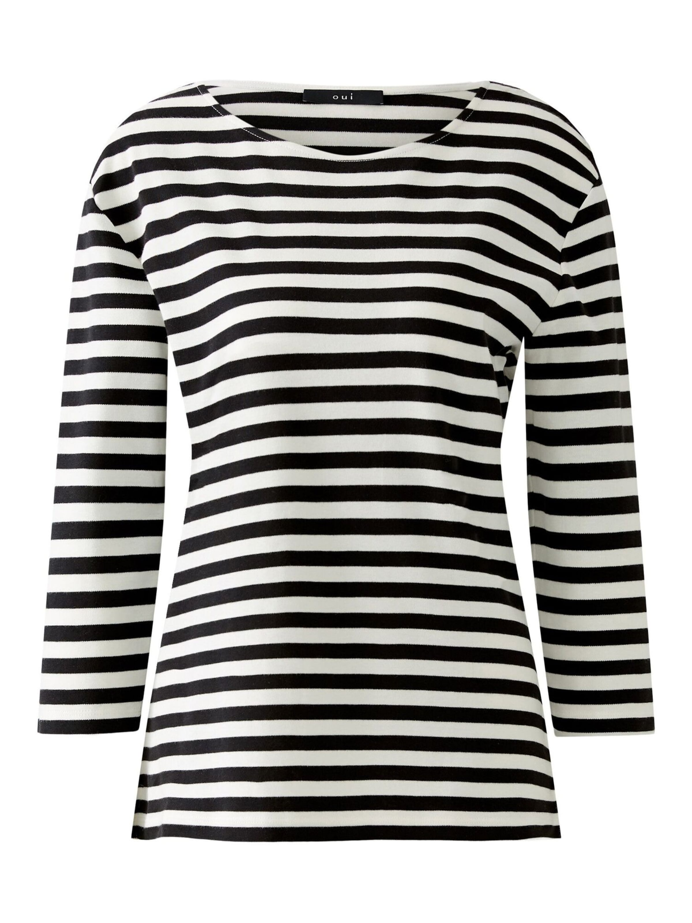 OUI Shirt 'SOLEILA' in Black: front