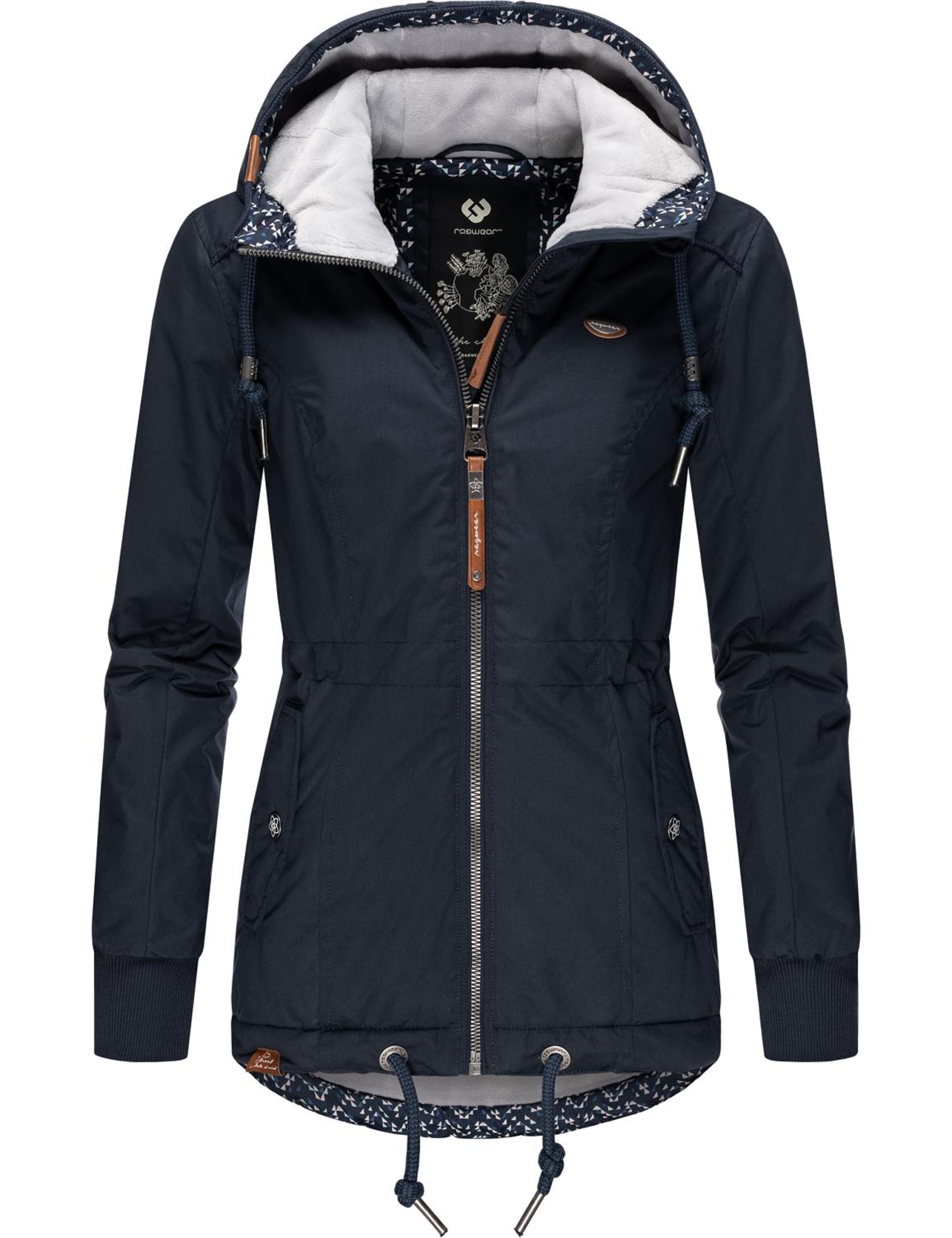 Ragwear Funktsionaalne jope 'Danka', värv sinine: eest vaates