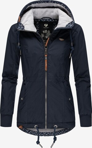 Ragwear Winterjacke 'Danka' in Blau: predná strana