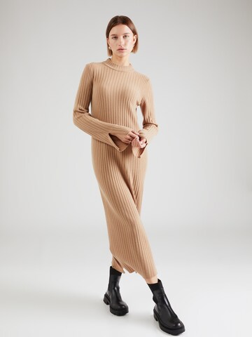 UNITED COLORS OF BENETTON Jurk in Beige: voorkant