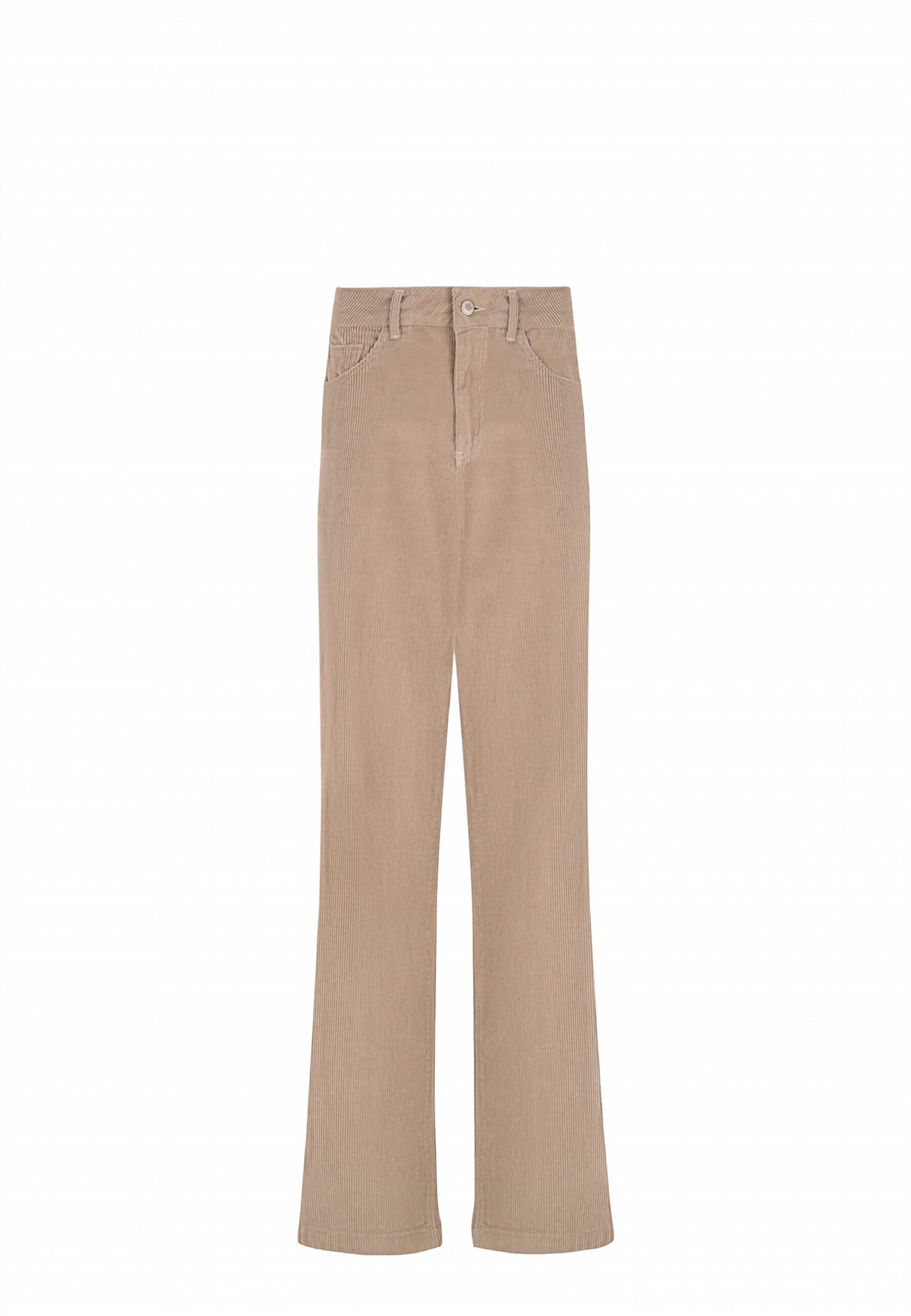 FRESHLIONS Regular Broek in Beige: voorkant