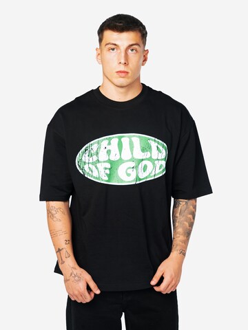 ATELIER OF FAITH Shirt 'CHILD OF GOD' in Zwart: voorkant