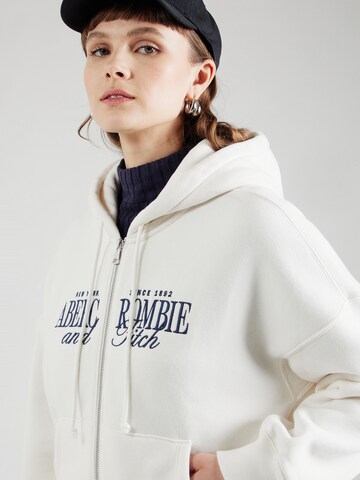 Abercrombie & Fitch Bluza rozpinana w kolorze beżowy