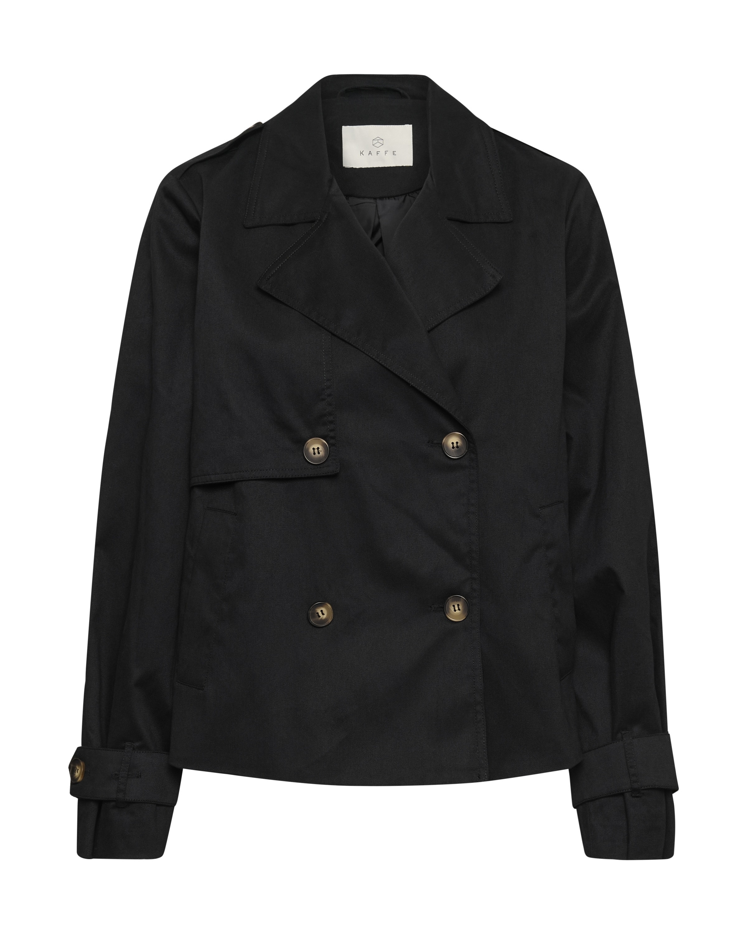 Kaffe Between-Season Jacket 'KAPatricia' in Black: front