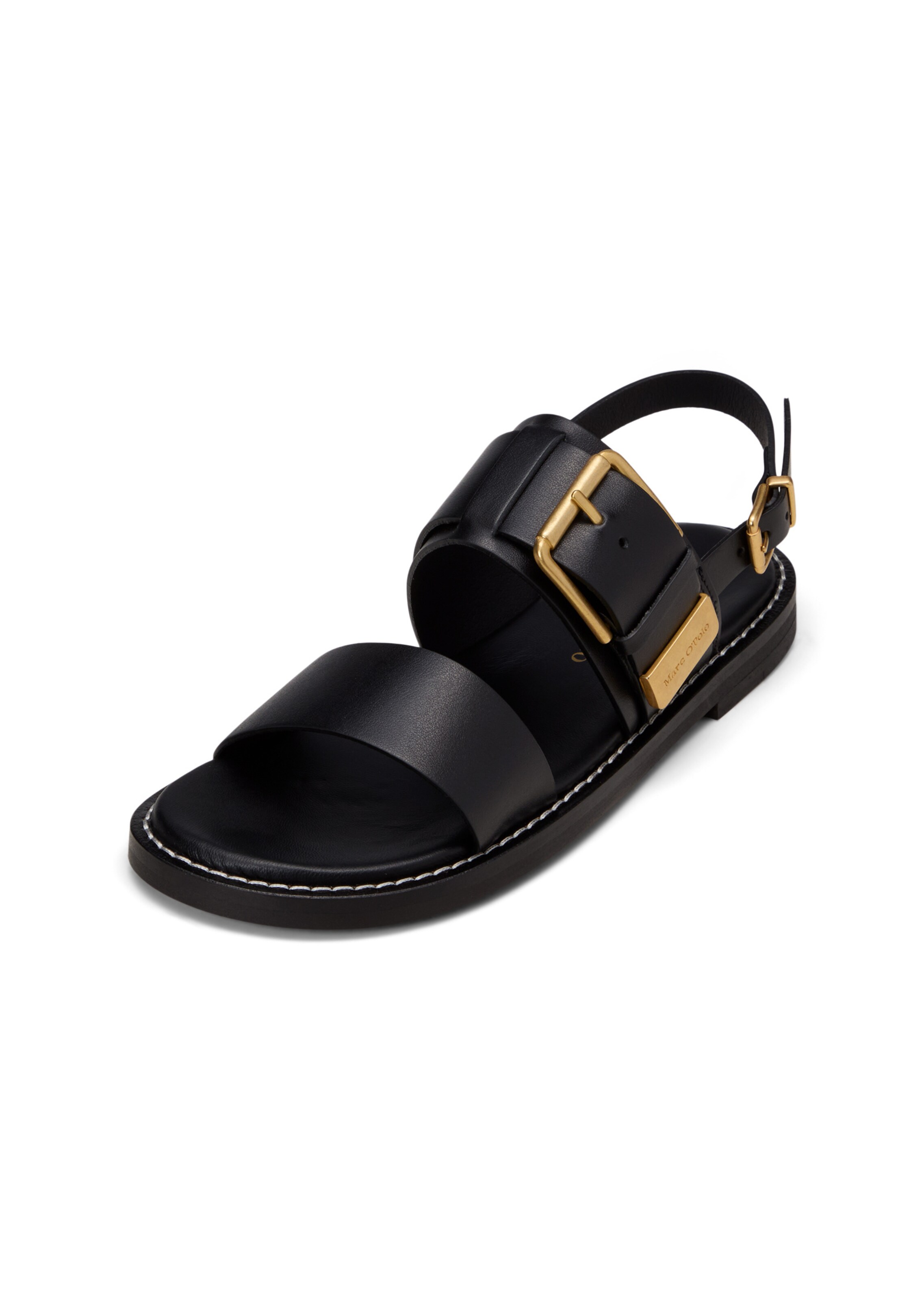 Marc O'Polo Sandal 'Stina' in Black: front