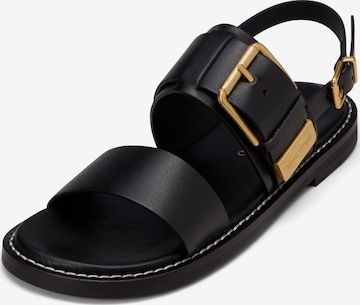 Marc O'Polo Sandale 'Stina' in Schwarz: Vorderseite